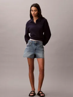 Relaxed polosweatshirt