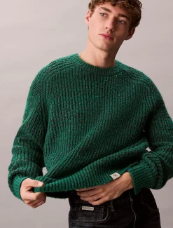 Relaxed raglan sweater van wolmix