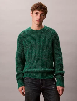 Relaxed raglan sweater van wolmix