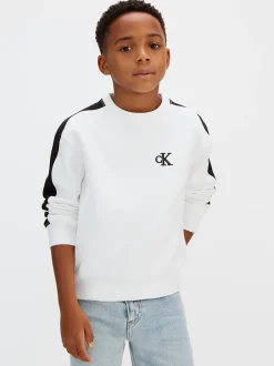 Relaxed sweatshirt met colourblock