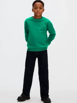 Relaxed sweatshirt met logo