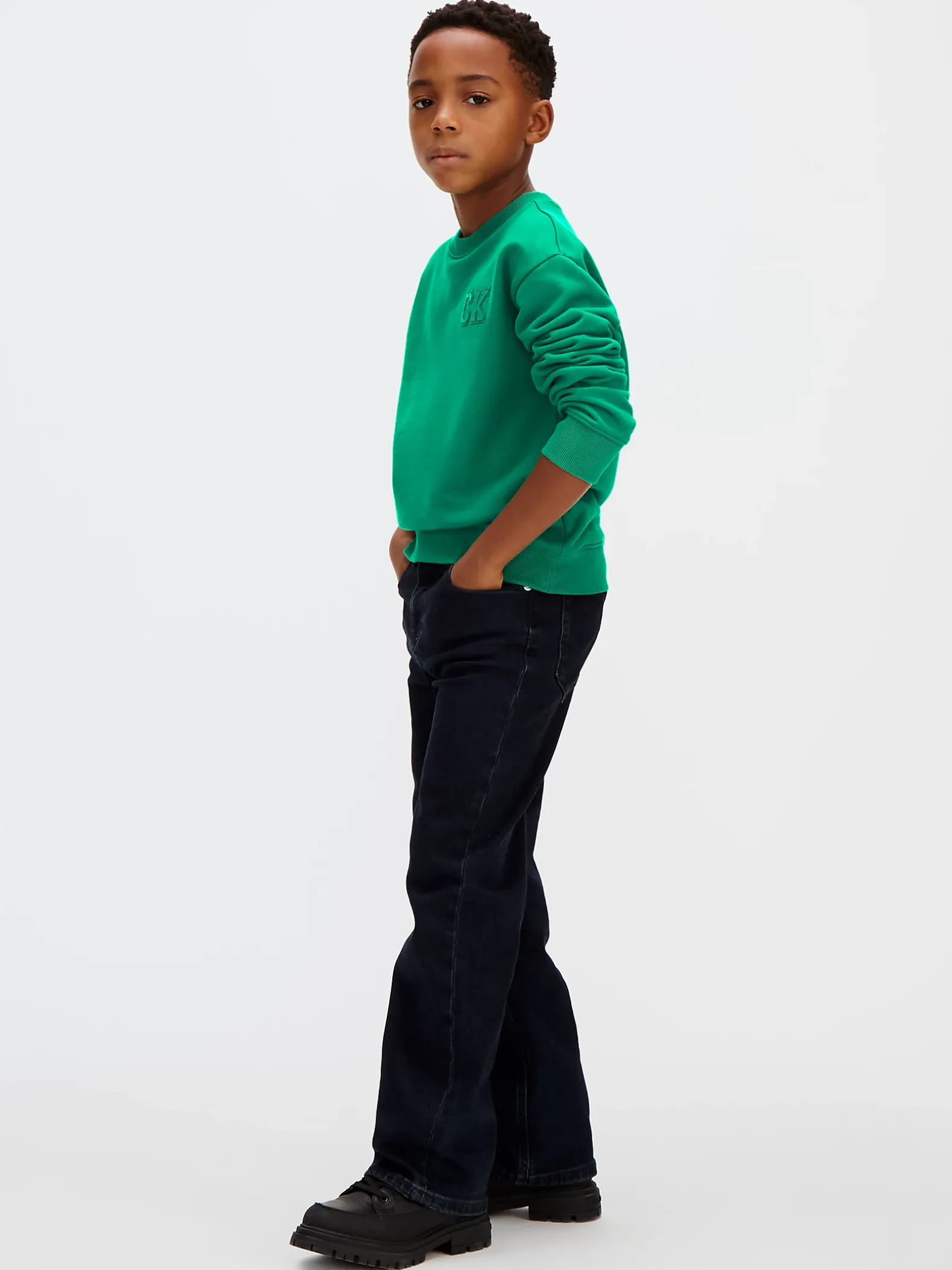 Relaxed sweatshirt met logo