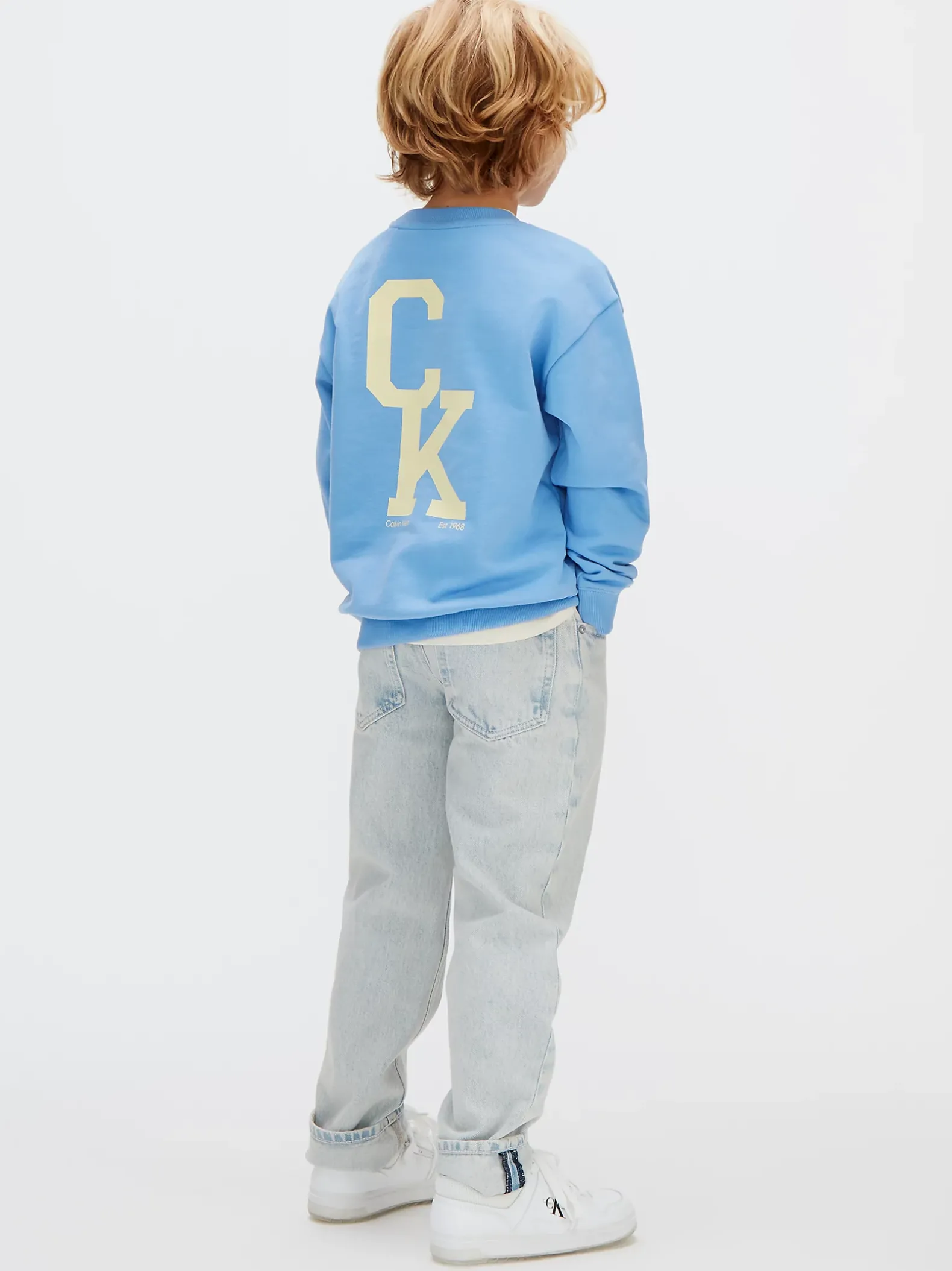 Relaxed sweatshirt met logo