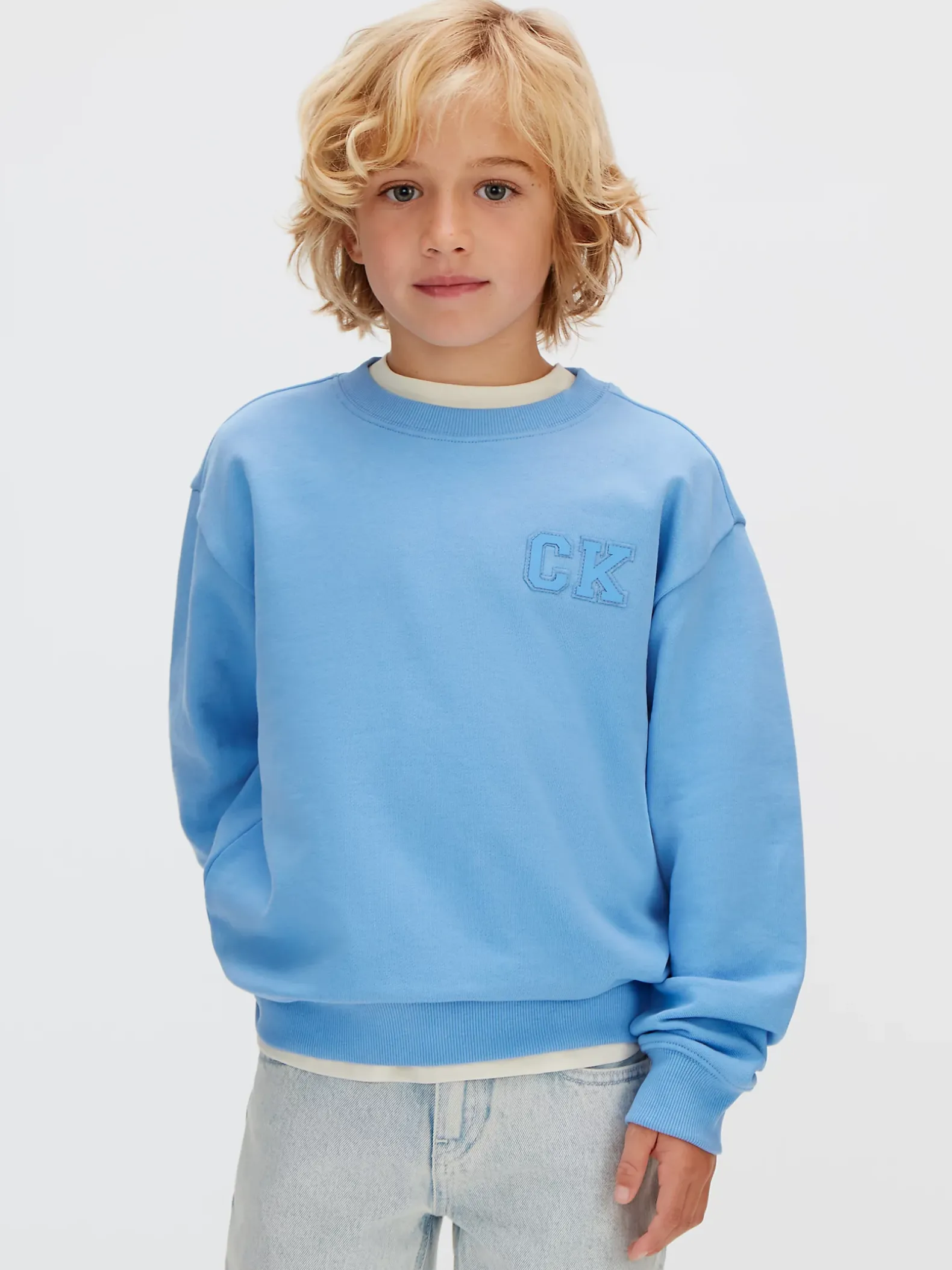 Relaxed sweatshirt met logo