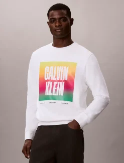 Relaxed sweatshirt met logo - Pride