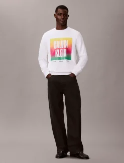 Relaxed sweatshirt met logo - Pride
