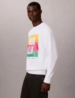 Relaxed sweatshirt met logo - Pride