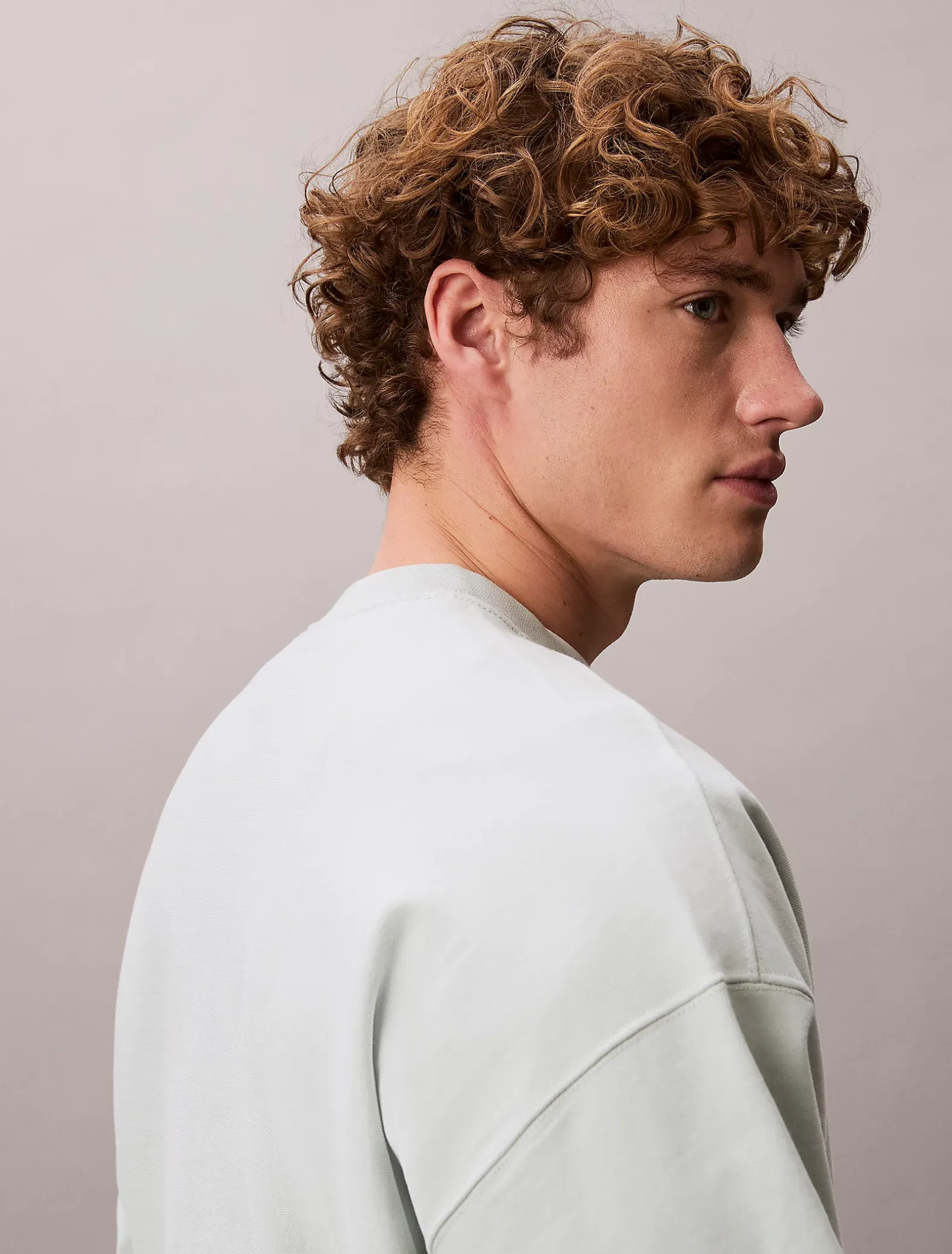 Relaxed sweatshirt met monogram