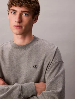Relaxed sweatshirt met monogram