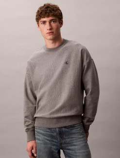 Relaxed sweatshirt met monogram