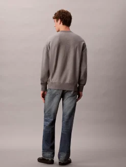 Relaxed sweatshirt met monogram