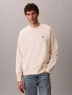 Relaxed sweatshirt met monogram
