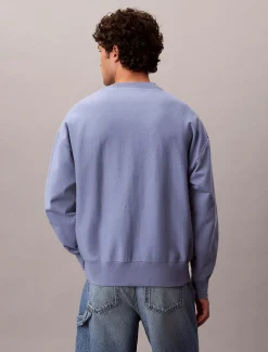 Relaxed sweatshirt met monogram
