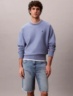 Relaxed sweatshirt met monogram