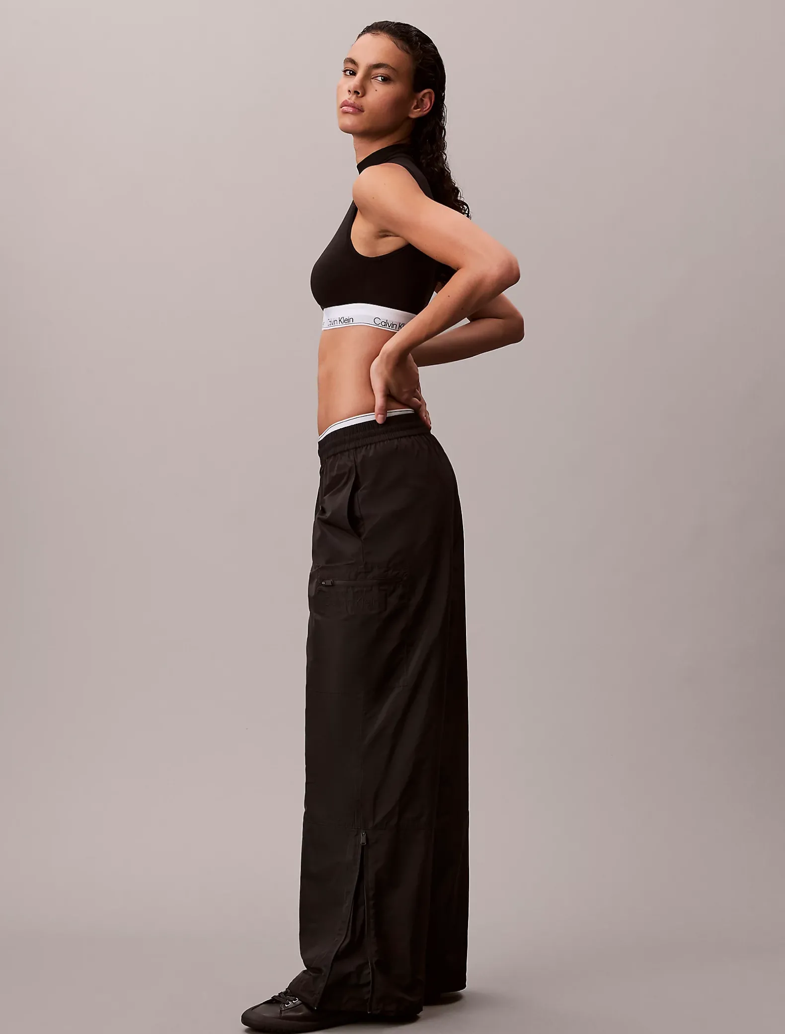 Relaxed technische broek