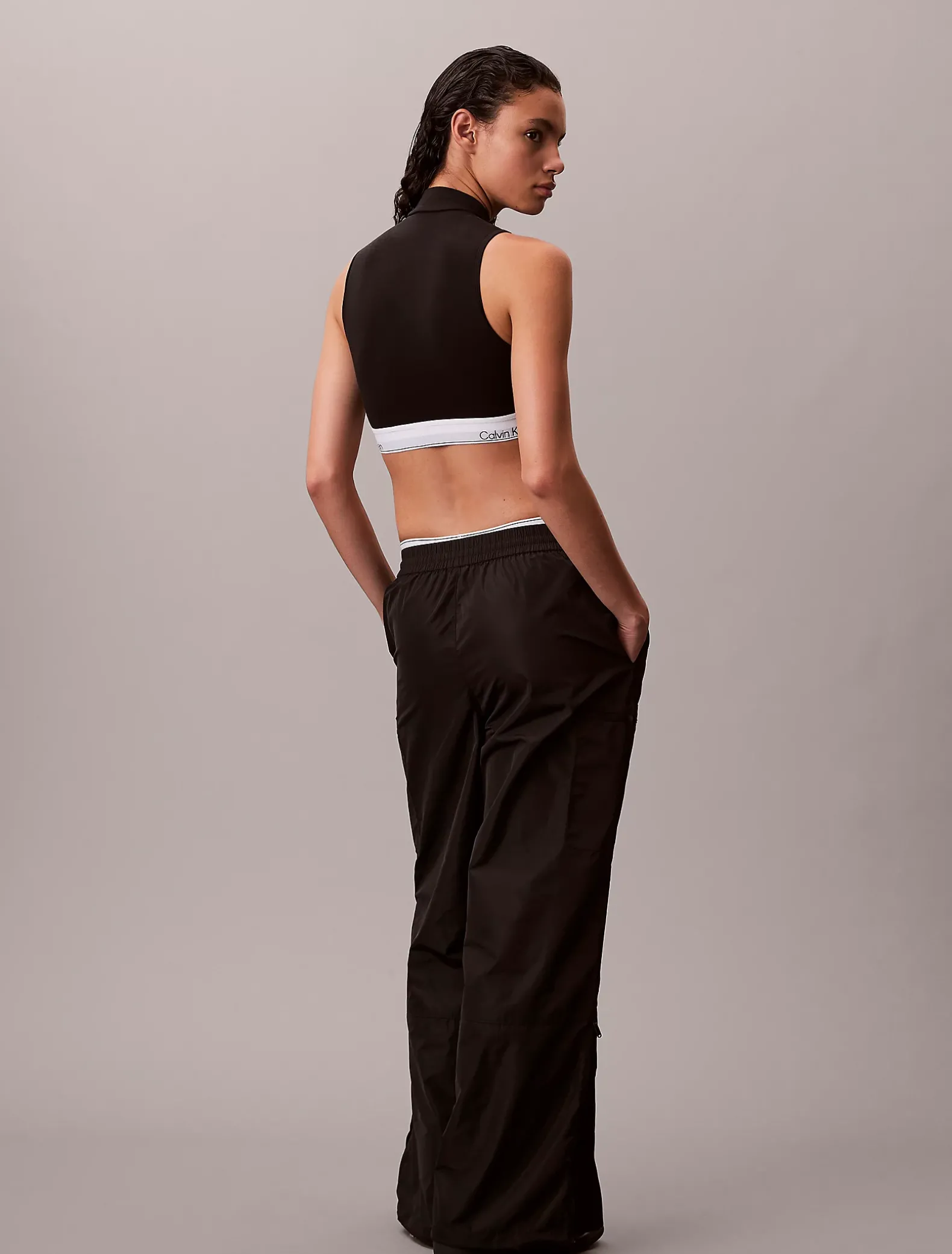 Relaxed technische broek
