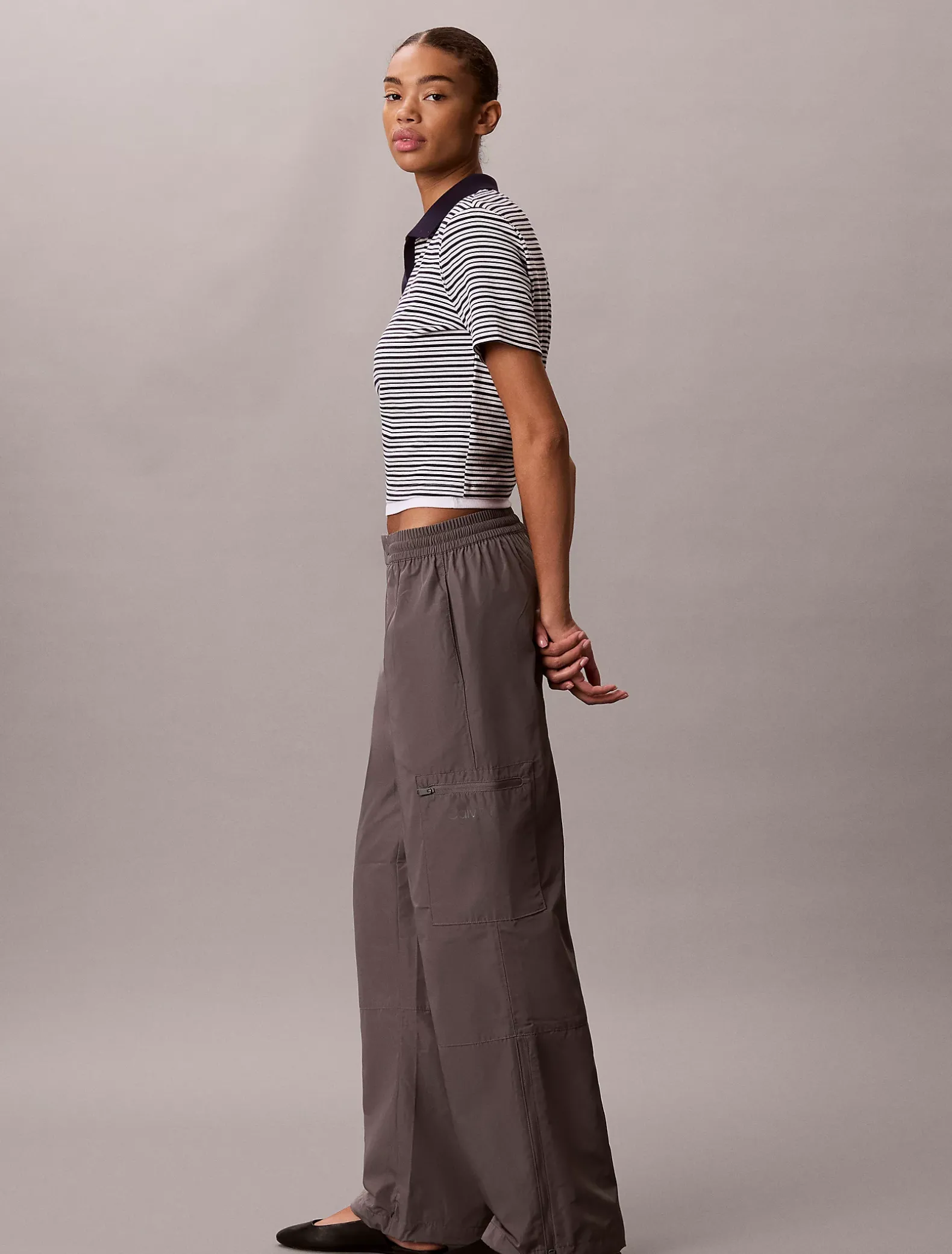 Relaxed technische broek