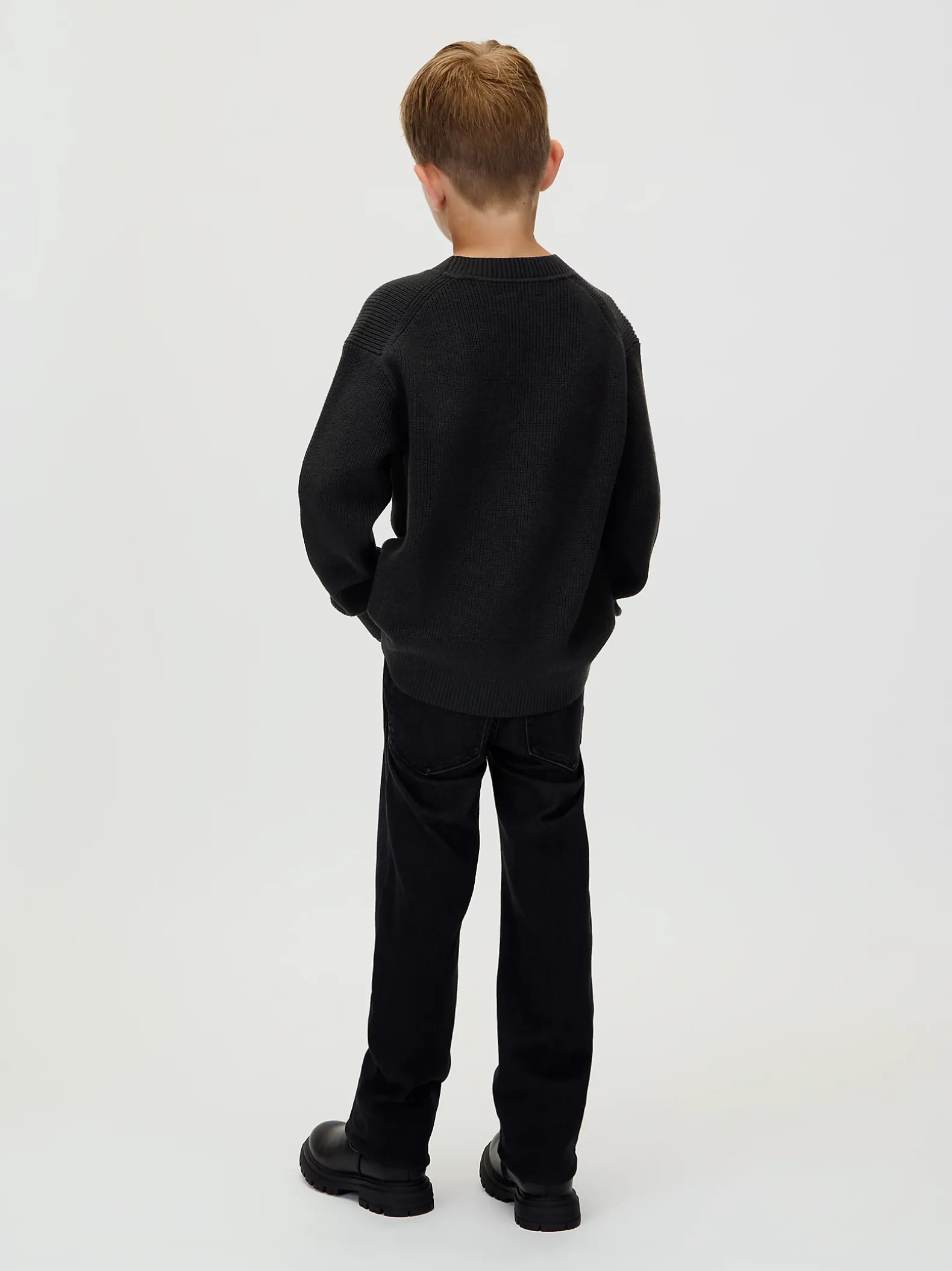 Relaxed trui met logo