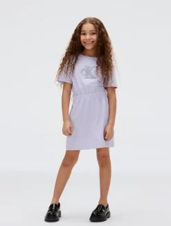 Relaxed T-shirtjurk met logo