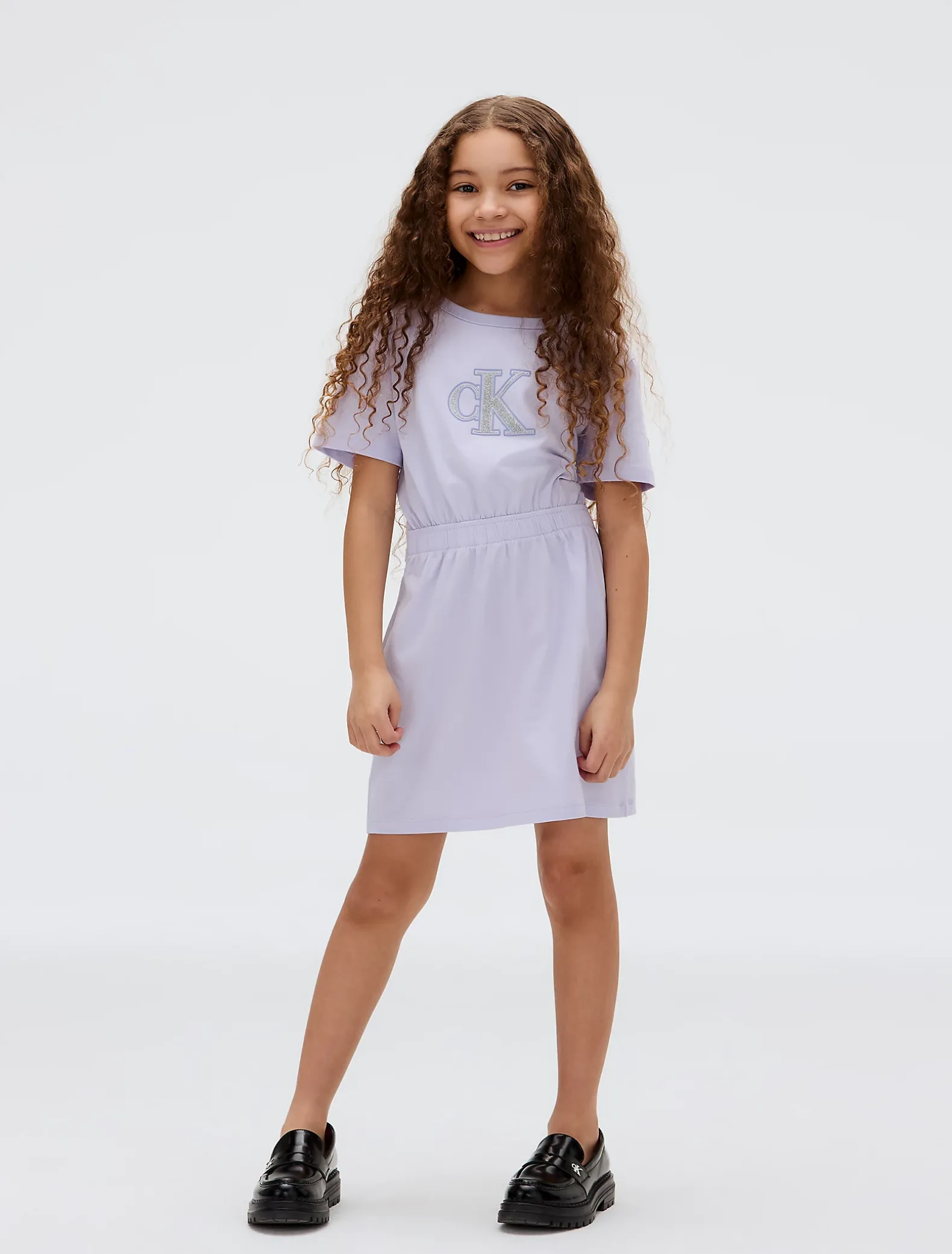 Relaxed T-shirtjurk met logo