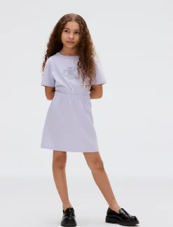 Relaxed T-shirtjurk met logo