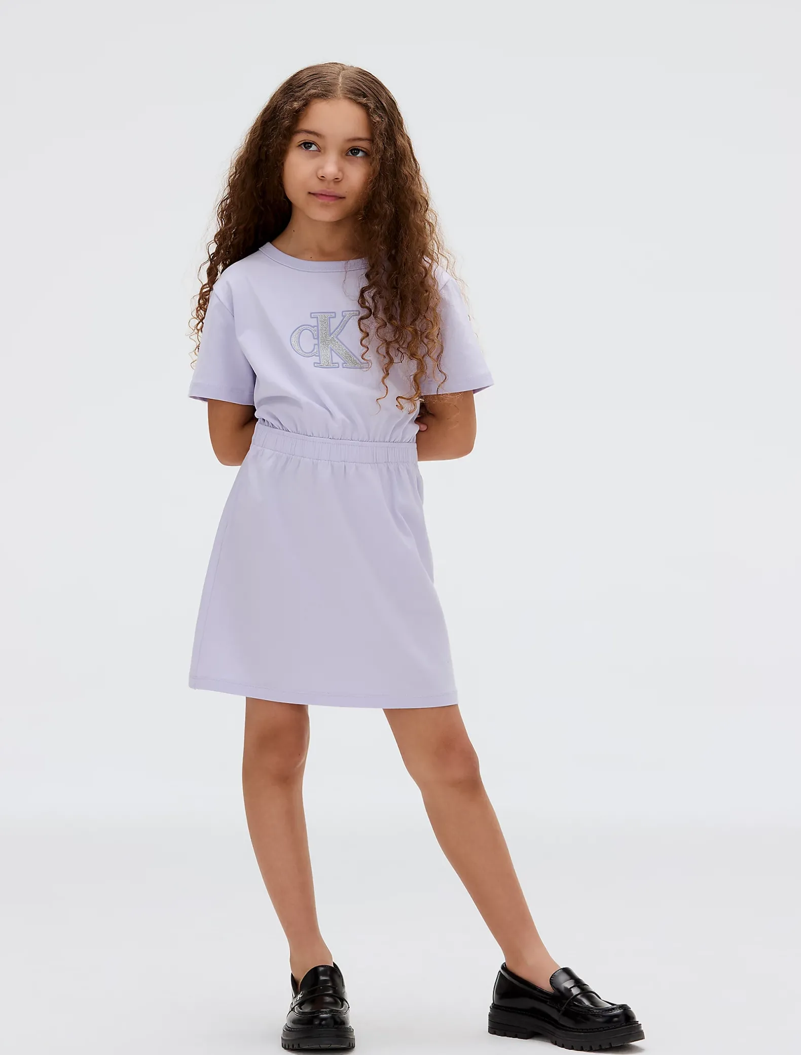Relaxed T-shirtjurk met logo