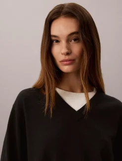 Relaxed T-shirt met dubbele laag