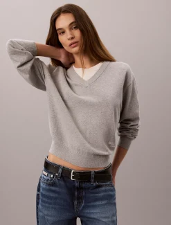 Relaxed T-shirt met dubbele laag