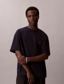 Relaxed T-shirt met embleem