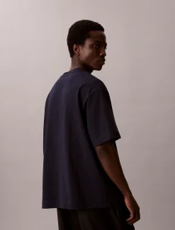 Relaxed T-shirt met embleem
