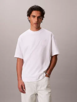 Relaxed T-shirt met embleem