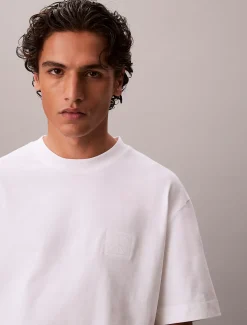 Relaxed T-shirt met embleem