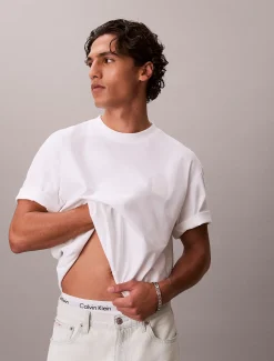Relaxed T-shirt met embleem