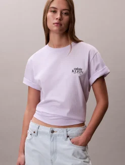 Relaxed T-shirt met geborduurd logo