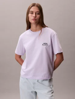 Relaxed T-shirt met geborduurd logo