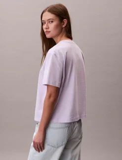 Relaxed T-shirt met geborduurd logo