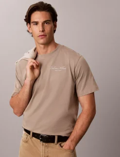 Relaxed T-shirt met geborduurd logo