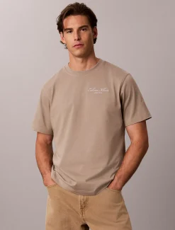 Relaxed T-shirt met geborduurd logo