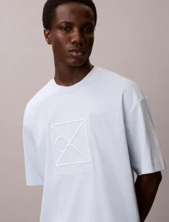 Relaxed T-shirt met geborduurd logo