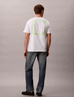 Relaxed T-shirt met grafische cirkel
