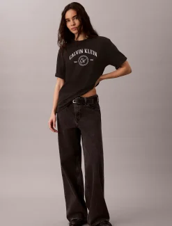 Relaxed T-shirt met grafisch logo