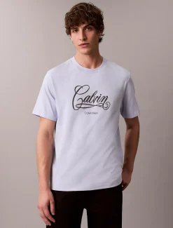 Relaxed T-shirt met grafisch scriptlogo
