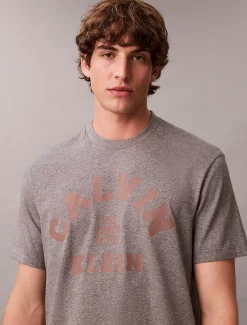 Relaxed T-shirt met grafisch Varsity-logo