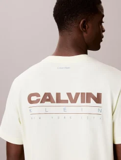 Relaxed T-shirt met logo achter