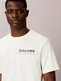 Relaxed T-shirt met logo achter