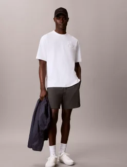 Relaxed T-shirt met logo-applicatie