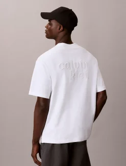 Relaxed T-shirt met logo-applicatie