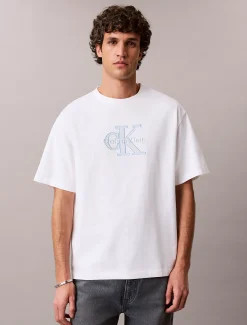 Relaxed T-shirt met logo-applicatie