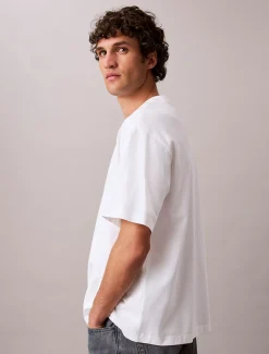 Relaxed T-shirt met logo-applicatie