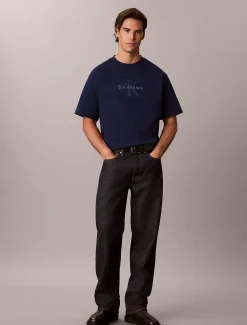 Relaxed T-shirt met logo-applicatie